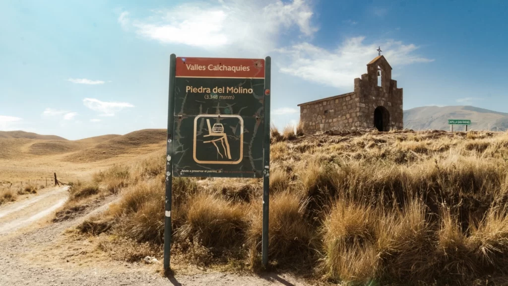 Piedra del Molino Cuesta del Obispo Salta in Argentina